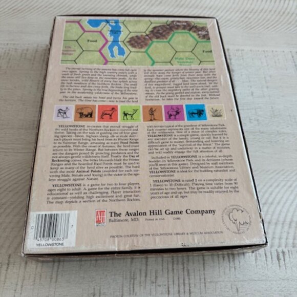 Vintage 1985 Avalon Hill Yellowstone - Picture 11 of 11